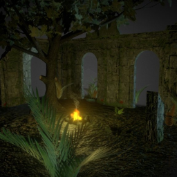 Forest ruins