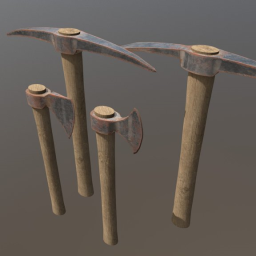 Pick Axe and Hatchets
