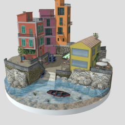 cinque terre cityscene